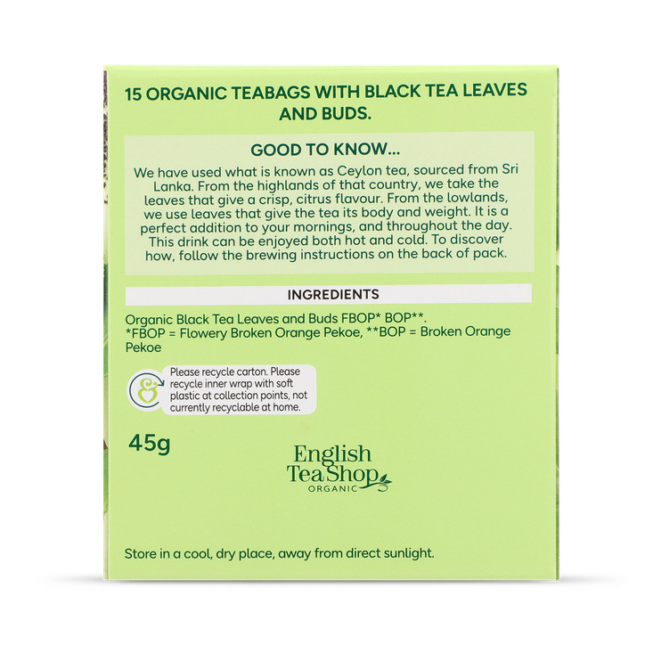Holland & Barrett English Breakfast Tea 15 Tea Bags